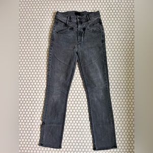 MOTHER Denim The Dazzler Yoke Front Ankle in Lighting up Lanterns Size 25 EUC